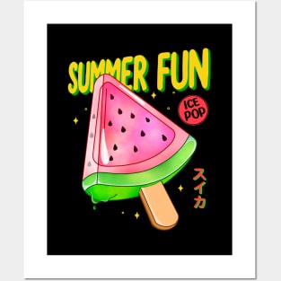 Summer Watermelon Posters and Art